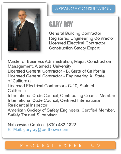 Registered Engineering Contractor and Construction Consultant Construction and Jobsite Safety Expert